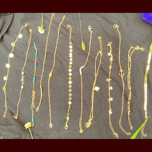 Gold anklets for sale!